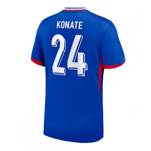 Fotbalové Dres Francie Ibrahima Konate #24 Domácí ME 2024 Krátký Rukáv